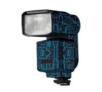 HVL-F60RM2 II Anti-Scratch Camera Flash Sticker Coat Wraps Vinyl Film for Sony HVL-F60RM2 II Protective Coat Decal Skin(Circuit Blue)