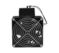 HVL031 Cabinet Heater with Fan, 35mm DIN Rail, Aluminum Alloy | Efficient Fan Heating Quiet Operation Overheat Protection DIN Rail Mount For Cabinets/workshops