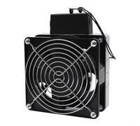 HVL031 Cabinet Heater with Fan, 35mm DIN Rail, Aluminum Alloy | Efficient Fan Heating Quiet Operation Overheat Protection DIN Rail Mount For Cabinets/workshops