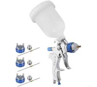 HVLP Spray Kit with 1.4mm 1.7mm 2.0mm Nozzles, 600ml Gravity Feed Air | HVLP Spray KitPneumatic Paint SprayerGravity Feed AirbrushCar Body Painting Tool1.4mm 1.7mm 2.0mm