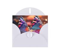 HVMUNG Butterfly on Daisy Print Greeting Cards, Thank You Cards with Envelopes for All Occasions