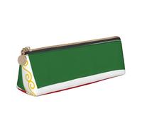 HVMUNG Chechnya Republic Flag Print Small Pencil Case Makeup Bag Easy Store Office Travel Case for Women Men