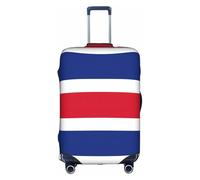Hvmung Costa Rica Flag Print Luggage Cover for Suitcases Travel Bag Elastic Luggage Bag Stylish Design, white, M, Fashion