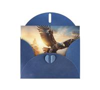 HVMUNG Flying Eagle Print Greeting Cards, Thank You Cards with Envelopes for All Occasions