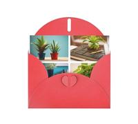 HVMUNG Fresh Succulents Print Greeting Cards Half Fold Thank You Note Cards With Envelopes For All Occasion