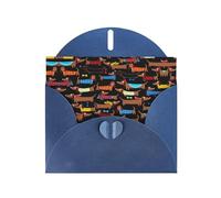 HVMUNG I Love My Dog Dachshunds Print Greeting Cards Half Fold Thank You Note Cards With Envelopes For All Occasion