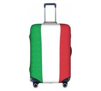 Hvmung Italy Flag Print Luggage Cover Suitcases Elastic Travel Bag Luggage Stylish Design, white, M, Fashion