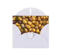 HVMUNG Many Potato Print Greeting Cards, Thank You Cards with Envelopes for All Occasions