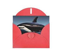 HVMUNG Orca Killer Whale Print All Occasion Greeting Cards with Envelopes