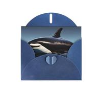 HVMUNG Orca Killer Whale Print All Occasion Greeting Cards with Envelopes