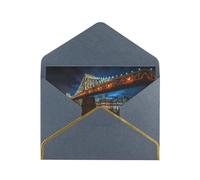 HVMUNG Portland At Night Greeting Card for Christmas, Birthdays, Anniversaries and Special Occasions