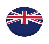 HVMUNG Round Cushion Cover Union Jack Print Cushion Cover Padded Seat Cover for Kitchen Bar Stool