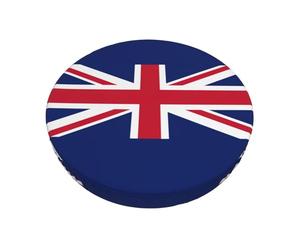 HVMUNG Round Cushion Cover Union Jack Print Cushion Cover Padded Seat Cover for Kitchen Bar Stool