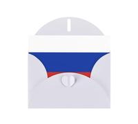 HVMUNG Russian Flag Print Greeting Cards Half Fold Thank You Note Cards With Envelopes For All Occasion