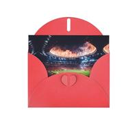 HVMUNG Stadium Football Arena Sports All Occasion Greeting Cards with Envelopes