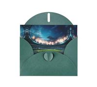 HVMUNG Stadium Football Arena Sports All Occasion Greeting Cards with Envelopes