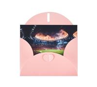 HVMUNG Stadium Football Arena Sports All Occasion Greeting Cards with Envelopes
