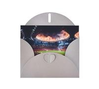 HVMUNG Stadium Football Arena Sports All Occasion Greeting Cards with Envelopes