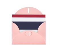 HVMUNG Thailand Flag Print Greeting Cards, Thank You Cards with Envelopes for All Occasions