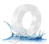 hvoolee Double-Sided Adhesive Tape Extra Strong Tape: Nano Transparent Washable Double Sided Removable Adhesive Strip Reusable Super Glue for Carpet, Photo Wall, Kitchen, Outdoor (3 m x 3 cm x 2 mm)