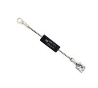 HVR-1X4 Microwave High Voltage Diode (Rectifier) Replacement Part fits for Whirlpool Kenmore GE Microwave Oven, Replaces HVM12, T3512, 512TH, T3509, A6202-3280, 6021W3B001U, HVR 1X4, HVR-1X Diode