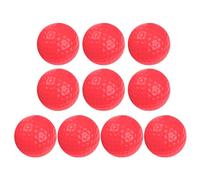 HVRFJXI 10 Pack Pu Foams Golf Practice Ball Realistic Feel Flight Training for Indoor Outdoor Backyard, Colored