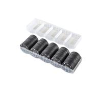 HVRFJXI 100Pcs Roulettes Game Bingo Chip Casinos Chips Learning Counters Small with Storage Box Casinos Game Teaching Coin