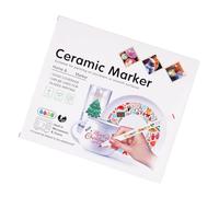 HVRFJXI 12pcs Colorful Acrylic Paint Pens Waterproof Ceramic Marker for Artists Beginner Painting on Wood Glass Rock
