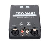 HVRFJXI 2 Way Mixer Sound Isolator Current Sound Noise Isolator Mixer Ground Filter Equipment Microphones Common Easy Installation Noise Canceler