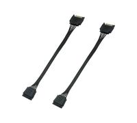 HVRFJXI 2PCS 15pin Power Adapter 15Pin Male To 1 Female Y Cable For Hard Drive Disk Storage Devices And Desktop PC