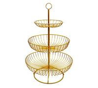 HVRFJXI 3-Tier Fruit Basket for Kitchen Large Stand Holder Easy to Assemble Cute Home Household Basket for Counter