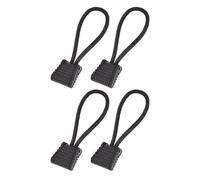 HVRFJXI 4pcs Hose Clip Retainer with Tab Scubas Diving Holder Elastics Rope Replacement Fixing Bungee Diver