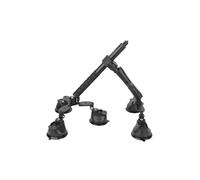 HVRFJXI 5 In 1 Car Suction Cup Mount Set Ball Head Adapter For Action Camera Invisible Selfie Stick Accessories Aluminum Camera Car Mount