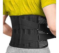 HVRFJXI Belt Adjustable Lumbar Brace Waist for Pain Herniated Disc Sport Breathable