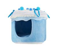 HVRFJXI Bird Nest Birdcage Plush Cake House Breeding Parrot Windproof Hammock Bird Winter Shelter For Cockatoos Parrot Nest