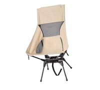 HVRFJXI Broad Whirling Bending Camp Chair Comprehensive Turn Base Ventilated University Fabric Excellent for Fishing Beach Backpacking Family Gatherings Ventilated Padded Camping Chair for Outdoors
