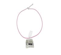 HVRFJXI Carp Fish Necklace Creative Transparent Water Bag Choker Japanese Lucky Pendant for Women Kids