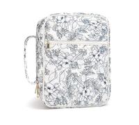 HVRFJXI Churches Gifts Carrier Bag with Secured Zippers Multi-Pocket Design for Bible Phone & Travel Supplies Portable Prayer Book Travel Case