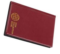 HVRFJXI Coin Collection Book Storage Clear Page Organizers Binder for Long Time Collectible Currency Preservation