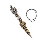 HVRFJXI Compact 2.64 Inch Copper Tibetan Buddhist Pendant Necklace for Spiritual Devotees and Fashion