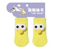 HVRFJXI Elastics Stay on Pet Sock Fit to Falling on Hard Surfaces for Active Dogs Year Round Polyester Dog Sock