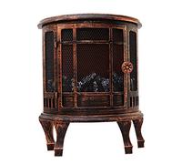 HVRFJXI Electric Heater Freestanding Stove With Realistic Dancing Flame Effect Overheating LED Light