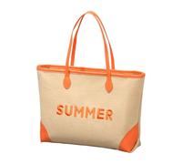 HVRFJXI Embroidery Beach Bag With Spacious Interior Shoulder Bags Woven Handbag Travel Shopping Bag For Everyday Essential Embroidered Beach