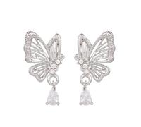 HVRFJXI Fashionable Zircon Decorated Headphone Stabilizers Metal Retention Clip Universals For Active Lifestyles Lightweight Portable Earbud Clip