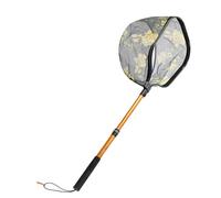 HVRFJXI Flexible Fishing Landing Net with Pliable Frame and Slip Resistant Telescopic Grip for Consistent Fish Seize Lure Landing Net