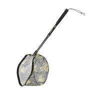 HVRFJXI Flexible Fishing Landing Net with Pliable Frame and Slip Resistant Telescopic Grip for Consistent Fish Seize Lure Landing Net