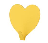 HVRFJXI for Creative Adhesive Hanger 7 Colors Nail Drilling Free Strong Load Bearing Heart Shaped Hook Anti Fall Simple Exquisit Adhesive Hangers for The Wall Hooks Heavy Duty for Home Dorm