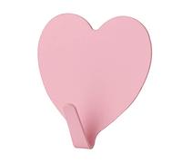HVRFJXI for Creative Adhesive Hanger 7 Colors Nail Drilling Free Strong Load Bearing Heart Shaped Hook Anti Fall Simple Exquisit Adhesive Hangers for The Wall Hooks Heavy Duty for Home Dorm