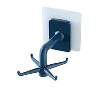 HVRFJXI Free Rotating Hook Rack Made by ABS Not Easy to Break Strong Load Bear Spoons Shovels Storage Holder Large Capacity for Bathrooms Wall Mount Kitchen