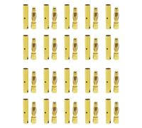 HVRFJXI General Compatibility Banana Plug Featuring Gold Plated Anti Oxidation Surfaces 20 Pair for Various Motors
